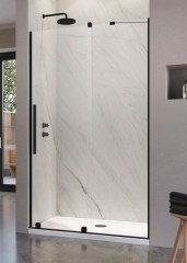 Radaway Furo Black DWJ 140 bal fekete zuhanyajtó