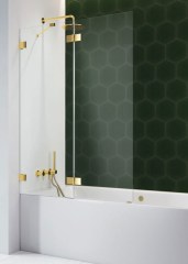 Radaway Essenza Pro Gold PND II 120 B arany kádparaván
