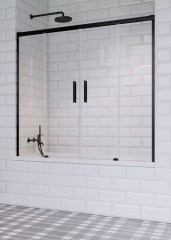 Radaway Idea Black PN DWD 150 fekete kádparaván