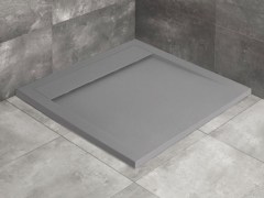 Radaway Teos C szögletes lapos cemento zuhanytálca 100x100