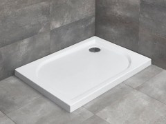 Radaway Delos D szögletes lapos zuhanytálca 80x75