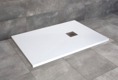 Radaway Kios F szögletes lapos fehér zuhanytálca 170x90