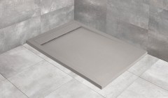 Radaway Teos F szögletes lapos cemento zuhanytálca 180x90