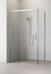 Radaway Idea KDJ 120 B átlátszó szögletes zuhanykabin