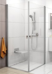 Ravak zuhanykabin Ravak Chrome CRV1-90 fényes alumínium transparent