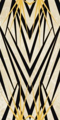 Roberto Cavalli Lush Palm Light Beige dekorcsempe 59,6x119,2 cm
