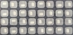 Tubadzin dekorcsempe Tubadzin Modern Square 1 dekorcsempe 22,3 x 44,8 cm