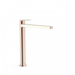 Tres Project-Tres egykaros, magasított (333 mm) mosdó csaptelep rose gold 21180301OP