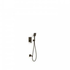 Tres Project-Tres falba süllyesztett kádtöltő csaptelep, kézizuhannyal black bronze  21128070KMB