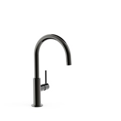 Tres Study Exclusive magasított, egykaros mosdó csaptelep, metallic black 26290402KM