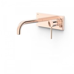 Tres Study Exclusive falba süllyesztett, egykaros mosdó csaptelep, 180 mm-es kifolyó, rose gold  26230011OP