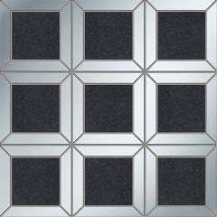 Tubadzin Lucid Square Black mozaik 29,8 x 29,8