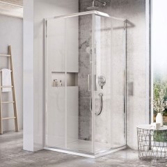 Ravak Blix Slim BLSRV2 80 zuhanykabin ( króm + Transparent ) 