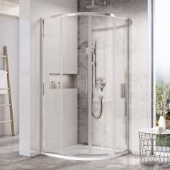 Ravak Blix Slim BLSCP4 80 zuhanykabin ( króm + Transparent ) 