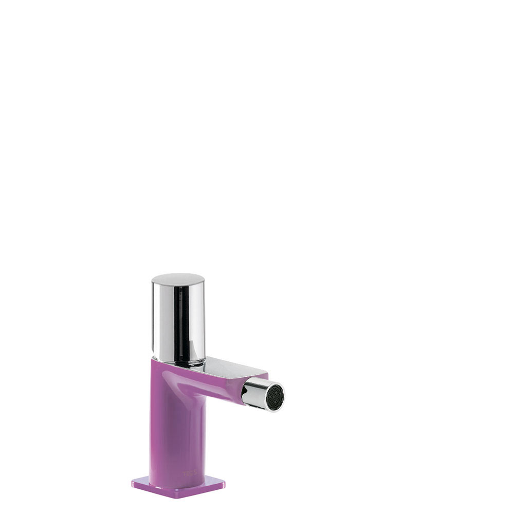 Tres Loft Colors egykaros bidé csaptelep leresztő nélkül purple-chrome 20012002VI