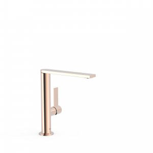 Tres Project-Tres egykaros, magasított mosdó csaptelep rose gold 21130501OP