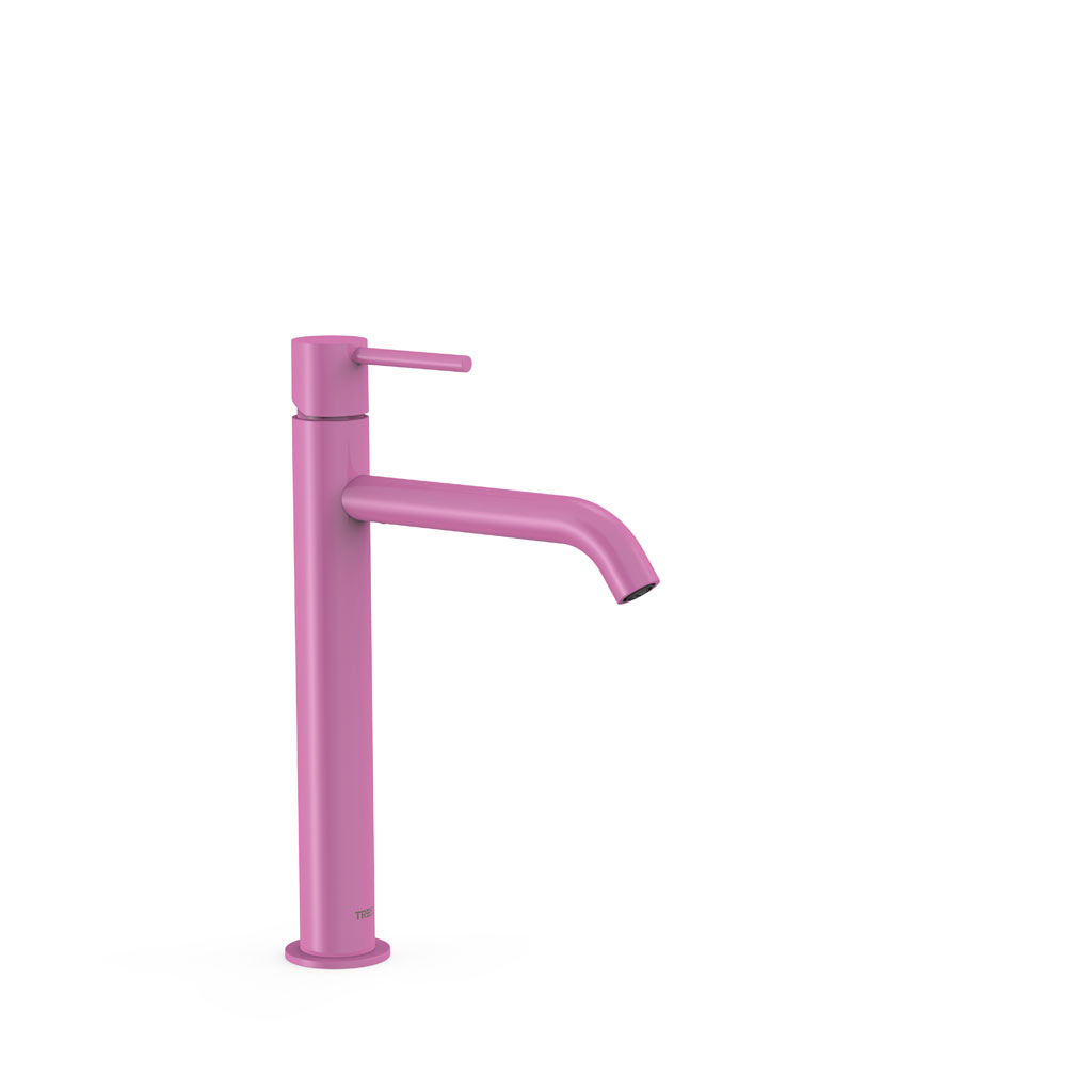 Tres Study Exclusive magasított, egykaros mosdó csaptelep, fuchsia 26230701TFU
