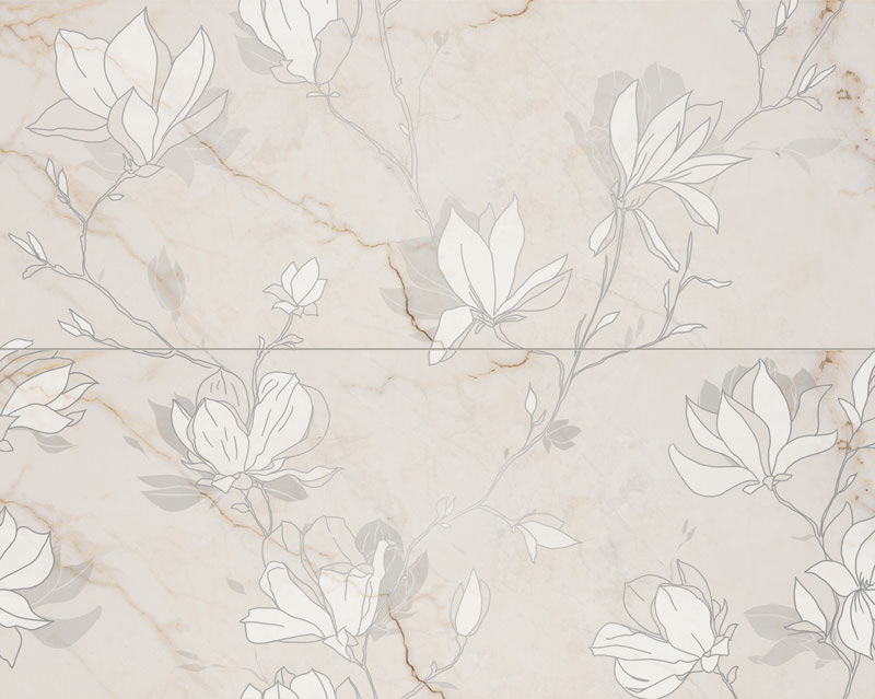 Tubadzin fleur dekorkép 74,8x59,8 cm